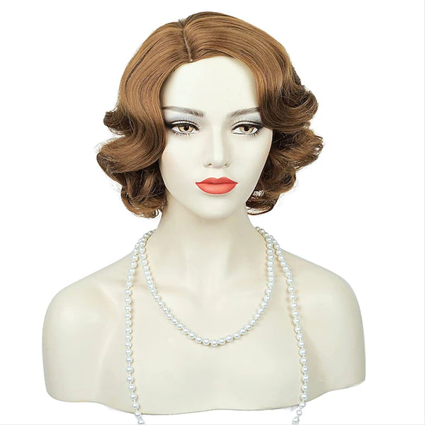 Fantasy Party Domestic Brand Anime Finger Wave Wig Any Skin Tone