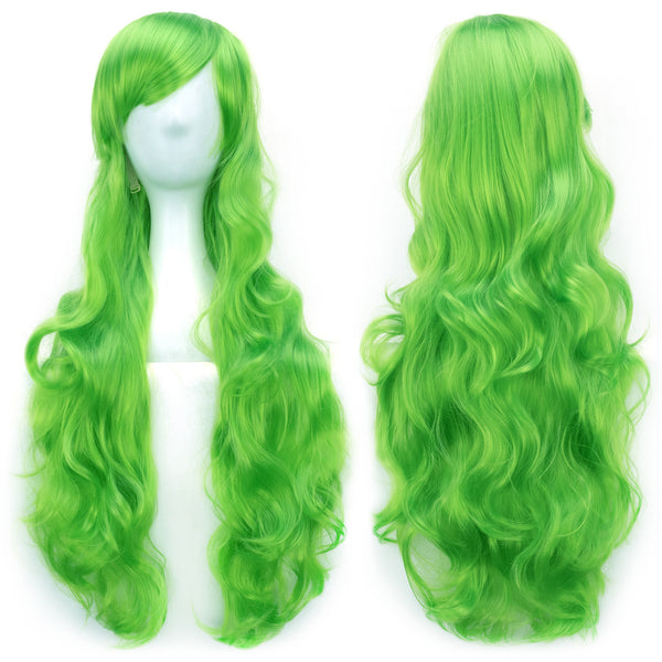 Pure Color All-matching COS Long Curly High-temperature Fiber Wig