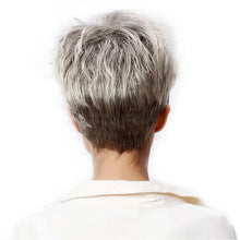 Load image into Gallery viewer, Gradient Short Straight Hair Fluffy Dyed Chemical Fiber Wig