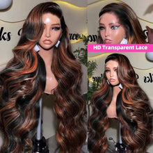 Load image into Gallery viewer, Gradient Color Big Wave Wig High-temperature Fiber