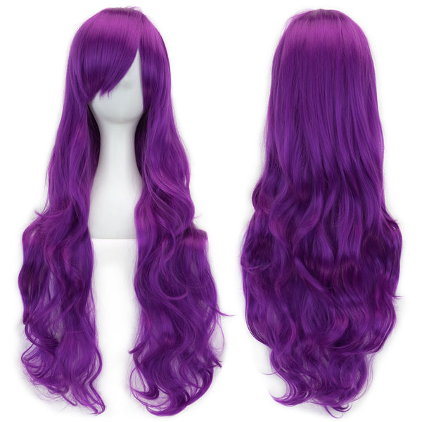 Pure Color All-matching COS Long Curly High-temperature Fiber Wig