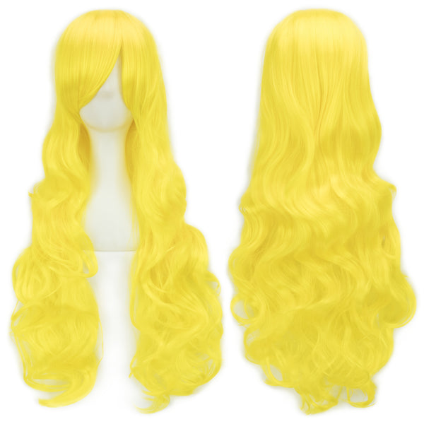 Pure Color All-matching COS Long Curly High-temperature Fiber Wig