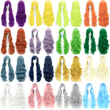 Load image into Gallery viewer, Pure Color All-matching COS Long Curly High-temperature Fiber Wig
