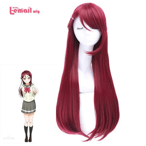 L-email wig New Arrival Love Live Sunshine 9 Characters Cosplay Wigs Synthetic Hair Perucas Women Cosplay Wig