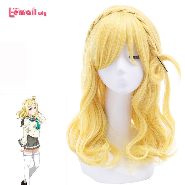 L-email wig New Arrival Love Live Sunshine 9 Characters Cosplay Wigs Synthetic Hair Perucas Women Cosplay Wig