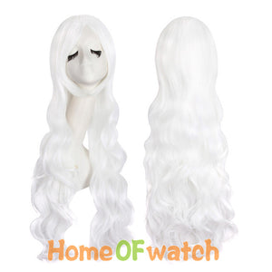 Loose wave 80cm 32" cosplay wig 29 colors black pink blonde red blue womens party synthetic wigs Heat Resistant hair MapofBeauty