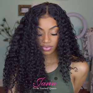 Jarin Brazilian Deep Wave 3 Bundles With Closure Top Human Hair Bundles With Closure Natural Color Brazilian Hair Weave Bundles