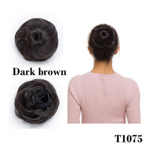 S-noilite Synthetic chignon cheveux Elastic drawstring straight chignon hair bun postiche cheveux chignon uodo hair extension