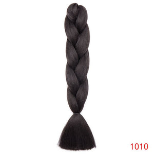 Snoilite 1piece 24inch Ombre Kanekalon Jumbo braid hair jumbo braid synthetic jumbo braid hair extension braid for black women