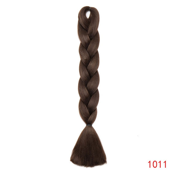 Snoilite 1piece 24inch Ombre Kanekalon Jumbo braid hair jumbo braid synthetic jumbo braid hair extension braid for black women