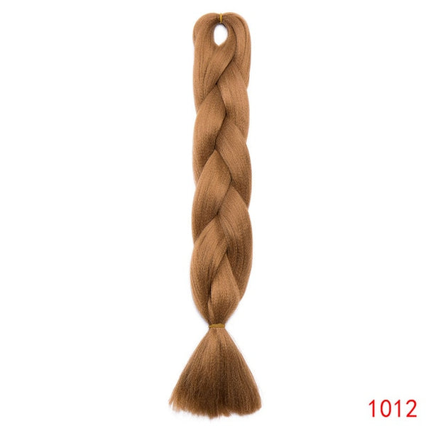 Snoilite 1piece 24inch Ombre Kanekalon Jumbo braid hair jumbo braid synthetic jumbo braid hair extension braid for black women