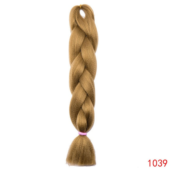 Snoilite 1piece 24inch Ombre Kanekalon Jumbo braid hair jumbo braid synthetic jumbo braid hair extension braid for black women