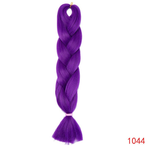 Snoilite 1piece 24inch Ombre Kanekalon Jumbo braid hair jumbo braid synthetic jumbo braid hair extension braid for black women