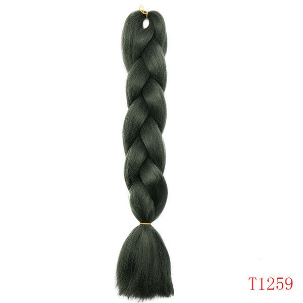 Snoilite 1piece 24inch Ombre Kanekalon Jumbo braid hair jumbo braid synthetic jumbo braid hair extension braid for black women