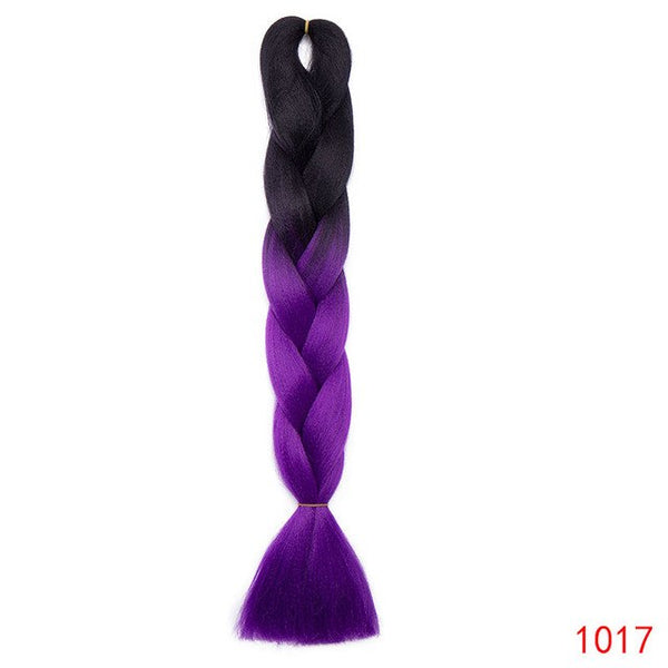 Snoilite 1piece 24inch Ombre Kanekalon Jumbo braid hair jumbo braid synthetic jumbo braid hair extension braid for black women