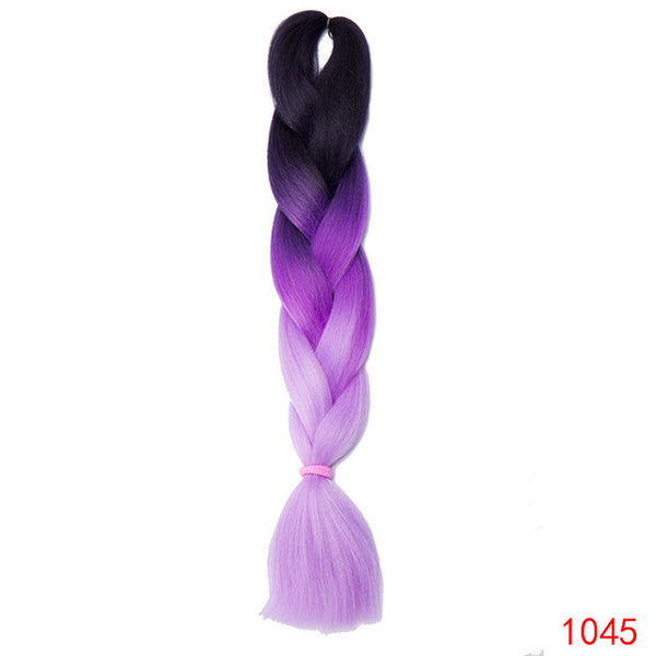 Snoilite 1piece 24inch Ombre Kanekalon Jumbo braid hair jumbo braid synthetic jumbo braid hair extension braid for black women