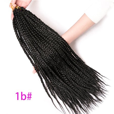 VERVES Box Braids Hair Synthetic 14 inch and 18 inch Crochet Hair Extensions 22 Strands/pack Ombre Braiding Hair Braids