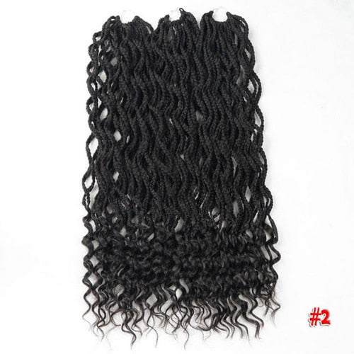 Beyond Beauty Crotchet Hair Extensions Ombre Medium Box Braids Crochet Braids Fiber Synthetic Braiding Hair Bulk