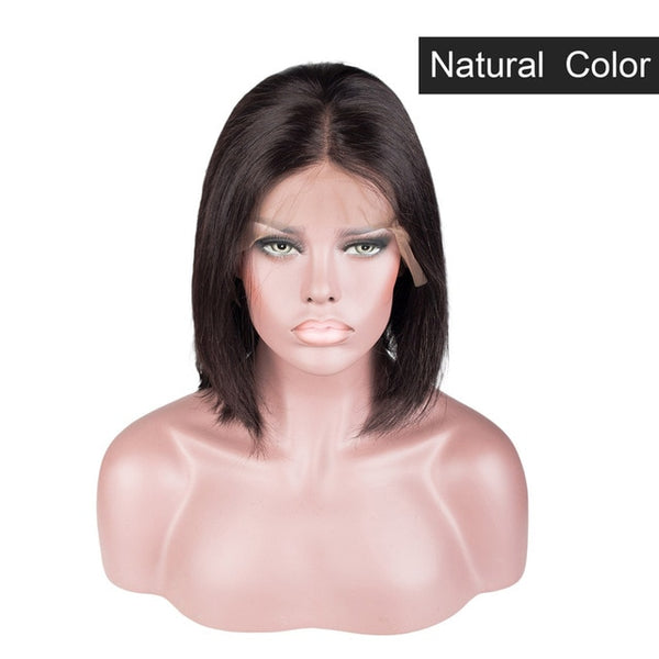 Maxglam Blonde Lace Front Wig Brazilian 613 Short Bob lace front human hair wigs for black women Ombre 4 colors Free Shipping