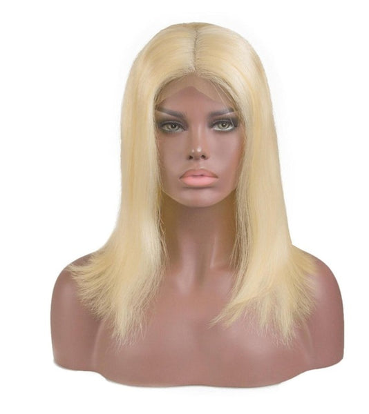 Blonde Lace Front Wig Brazilian 613 Short Bob Lace Front Human Hair Wigs For Black Women Natural Colors Bob Wigs Free Shipping