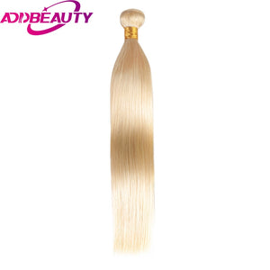 Addbeauty 613 Color Blonde Bundles 99J 27 30 1B  4 Red Burg 33 Straight Brazilian Human Remy Hair 1 PC Weave Extensions Inch