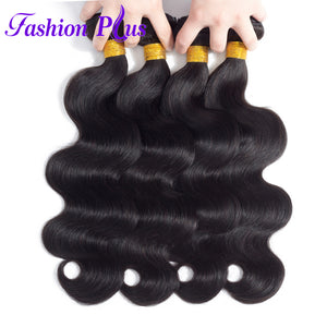 Unprocessed Virgin Hair Bundles 100% 4PCS Top Grade Thick Soft Bundles Beauty Salon Supplies 10''-30''  Brazilian Body Wave