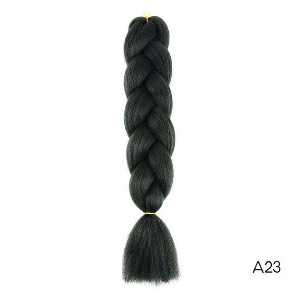 Kanekalon hair Synthetic Jumbo Braids Ombre Braiding Hair Box Braid Hair Pink Purple Green Grey Yellow Golden Xpression Braids