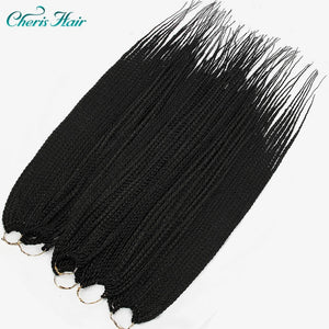 Synthetic Braids Crochet Braiding Hair Black Brown Ombre 22 Inch Long Kanekalong Braiding Hair Extenion Box Braids Crochet