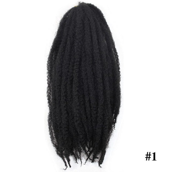 Synthetic Braids Crochet Hair Curly Spring Twist Soft Red Grey Synthetic Kanekalon Braids Crochet Braiding Hair for Afro Women