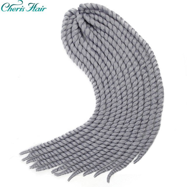 Senegalese Twist Crochet Braids Hair 22 Inch Big Size Ombre Color Synthetic Kanekalon Fiber Crochet Braids Cheveau Hair Piece