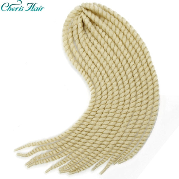 Senegalese Twist Crochet Braids Hair 22 Inch Big Size Ombre Color Synthetic Kanekalon Fiber Crochet Braids Cheveau Hair Piece